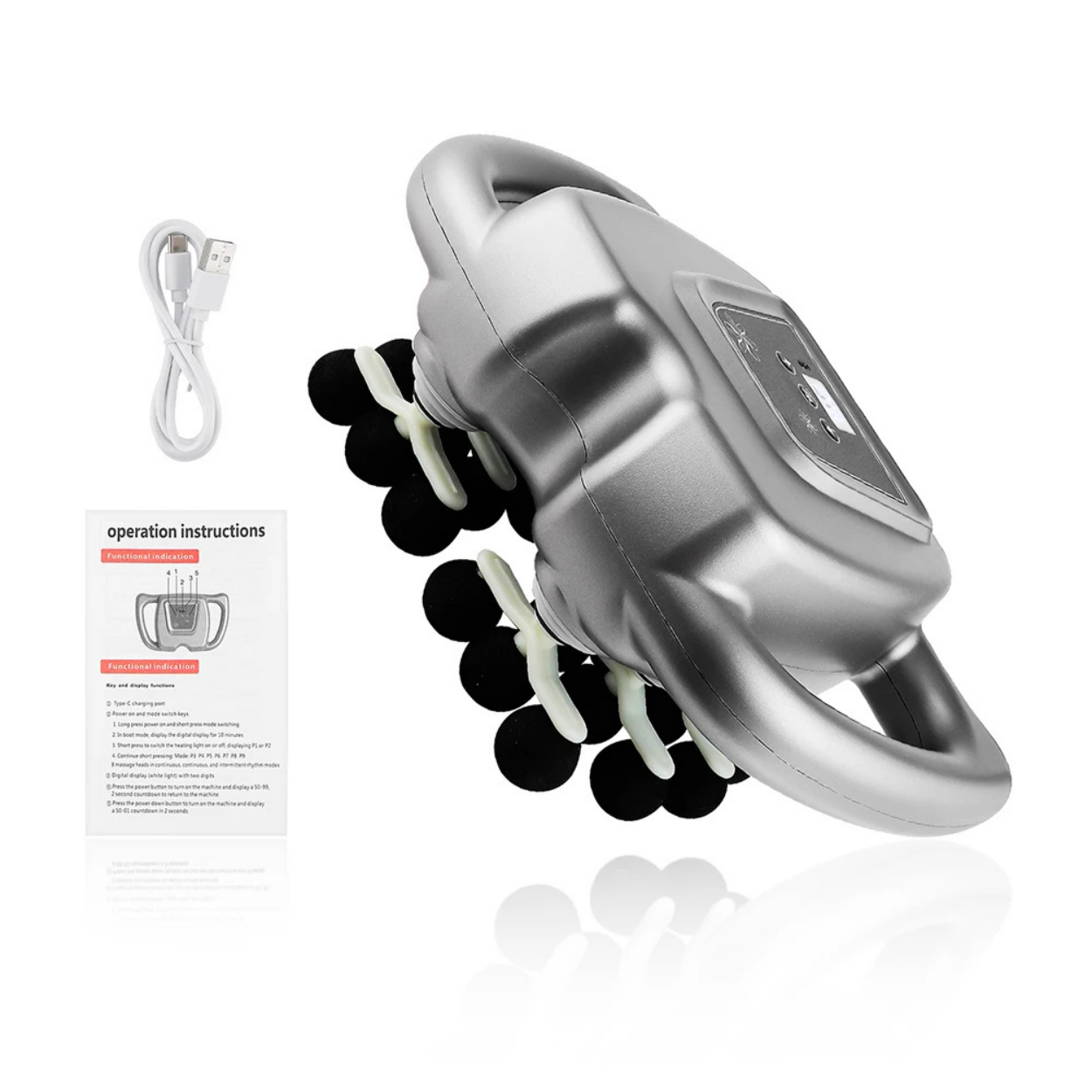 Pistolet de Massage Fascia à 24 Têtes