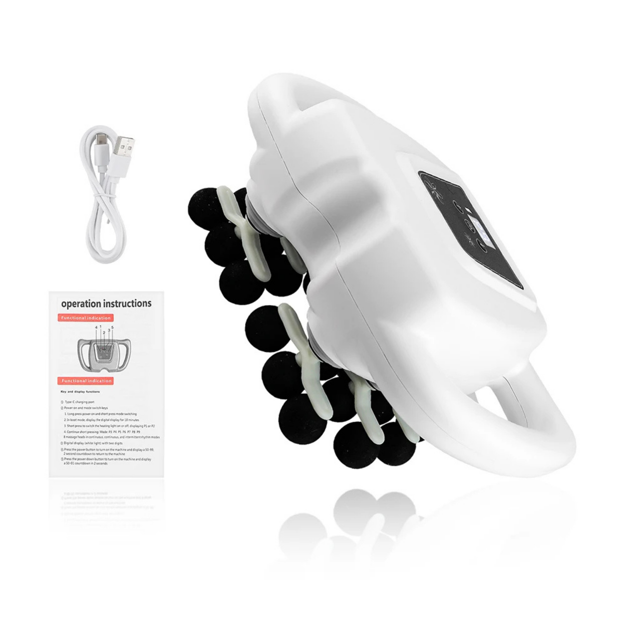 Pistolet de Massage Fascia à 24 Têtes