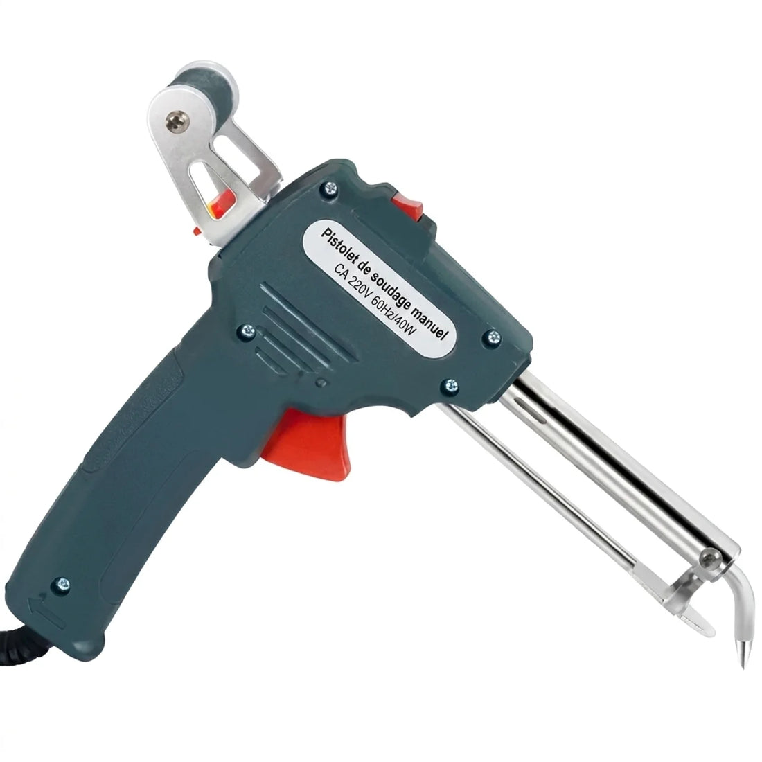 Pistolet à Souder Électrique Automatique 60W avec Alimentation Automatique en Étain