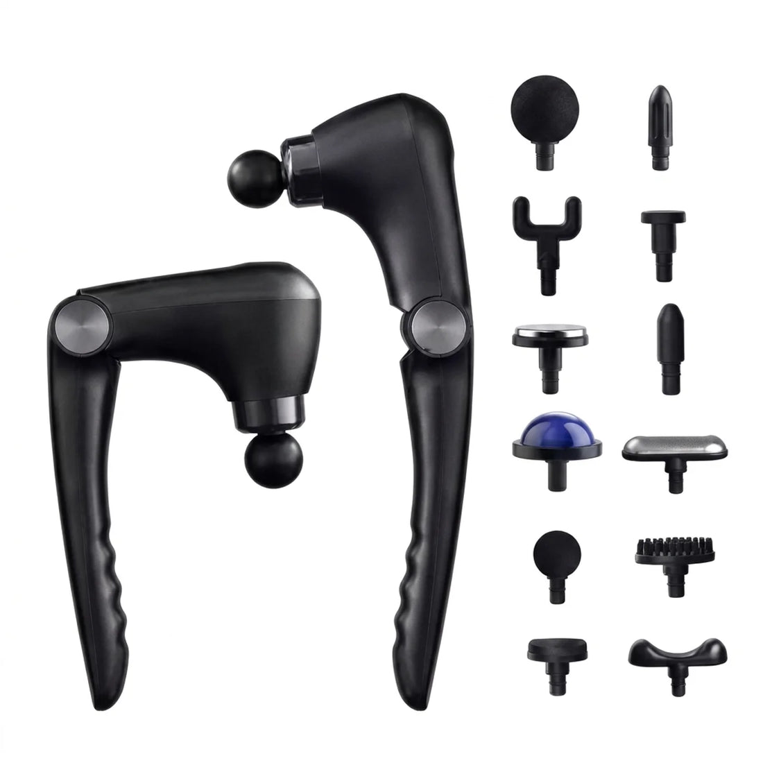 Pistolet de Massage Fascia Chaud & Froid avec Poignée Réglable 90°