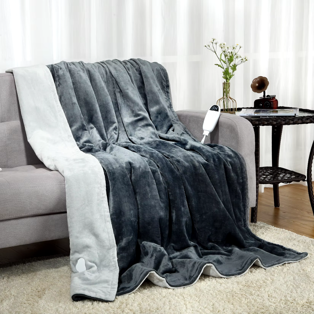 Plaid Chauffant Électrique Ultra Doux