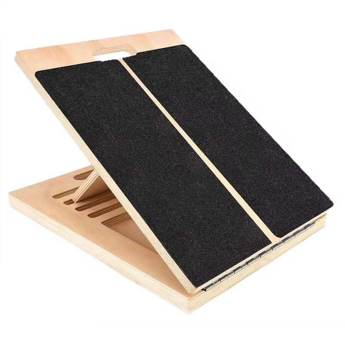 Planche d’Inclinaison Réglable en Bois Slant Board