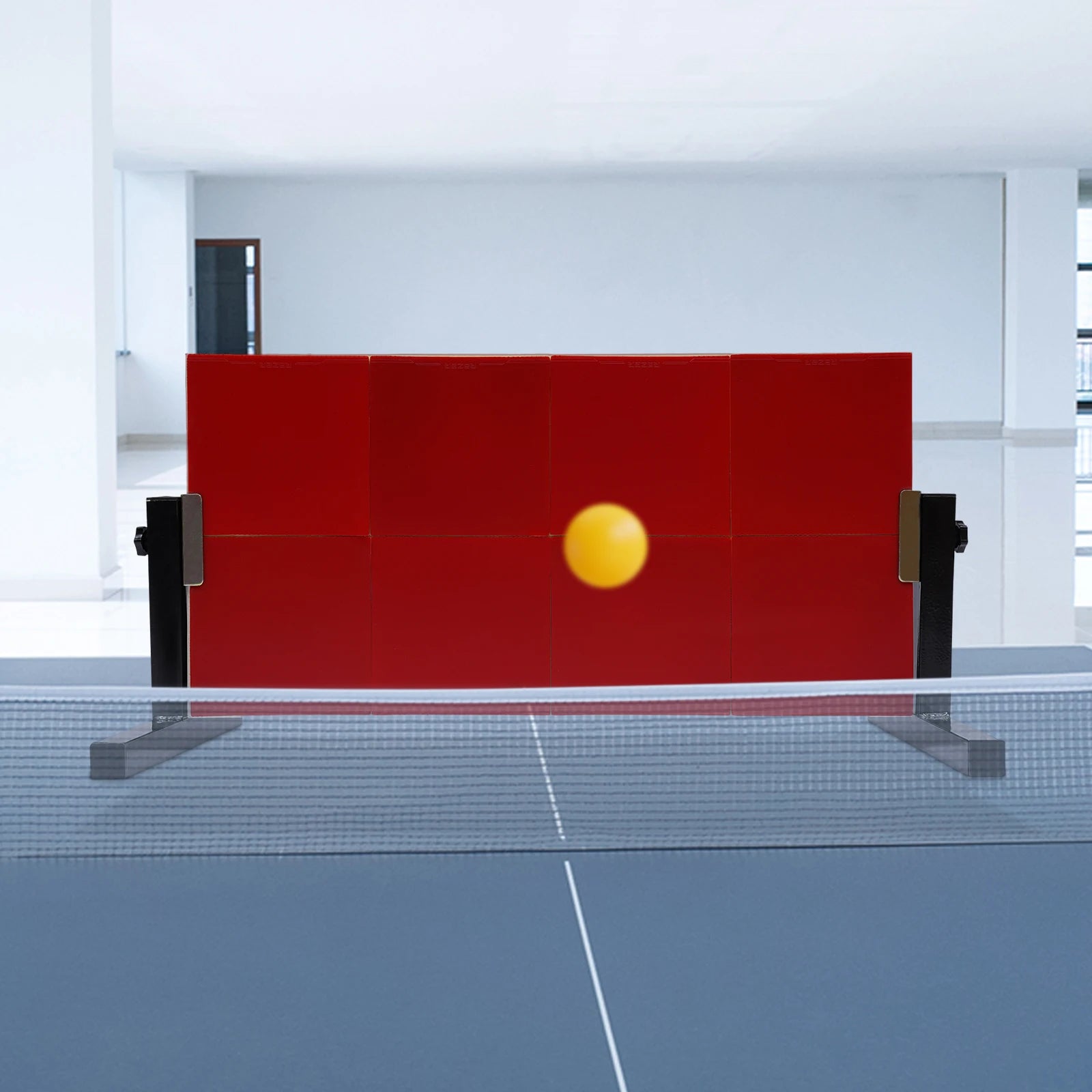 Planche de Tennis de Table Entraîneur de Ping Pong Réglable à 360°