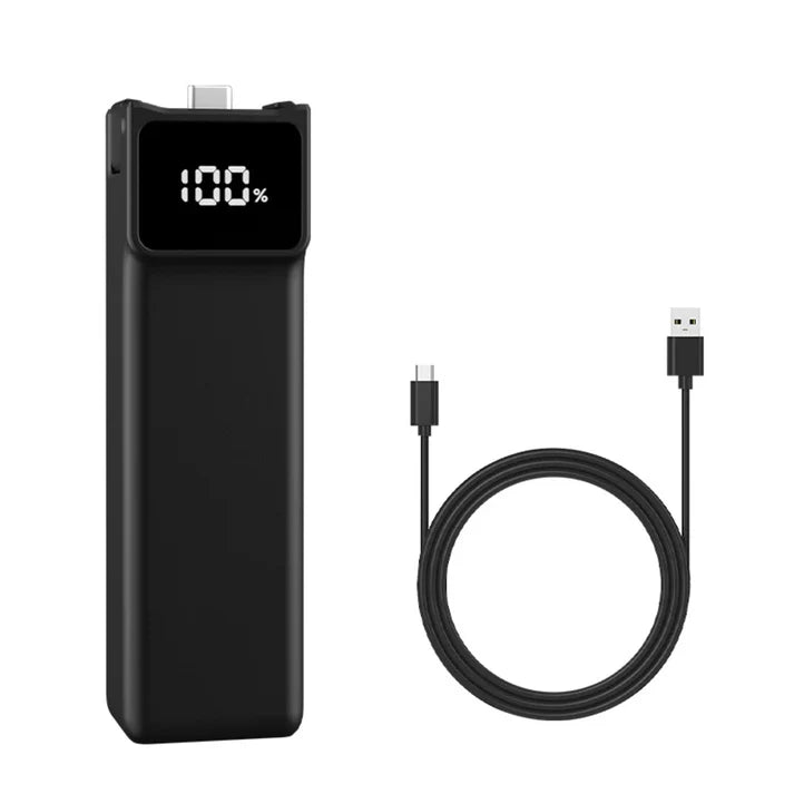Poignée Batterie Portable 5000 mAh pour DJI Osmo Pocket 3/4 avec Charge Rapide