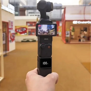 Poignée Batterie Portable 5000 mAh pour DJI Osmo Pocket 3/4 avec Charge Rapide