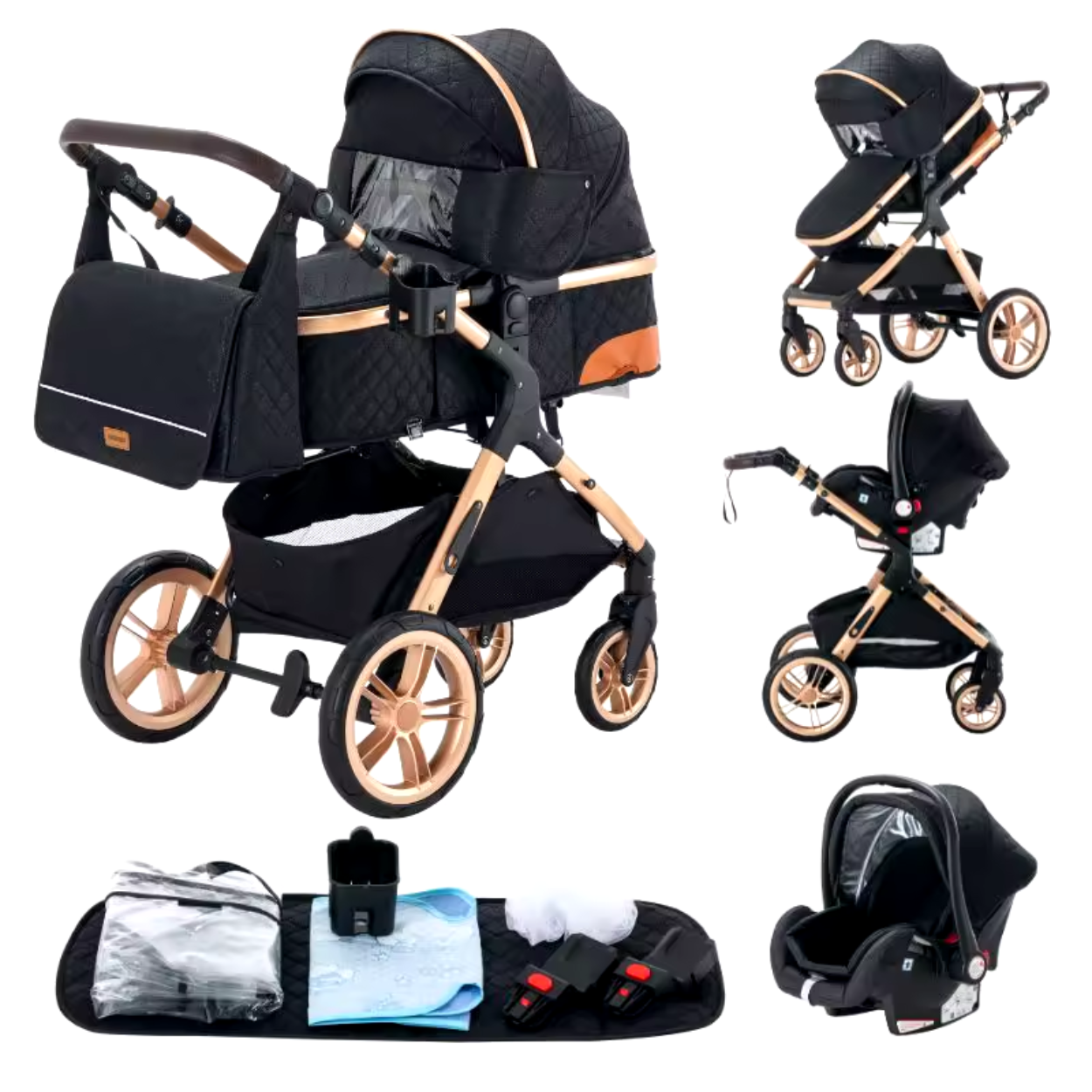 Poussette Premium Confort Sécurité Tout Terrain