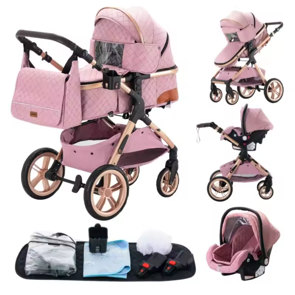 Poussette Premium Confort Sécurité Tout Terrain