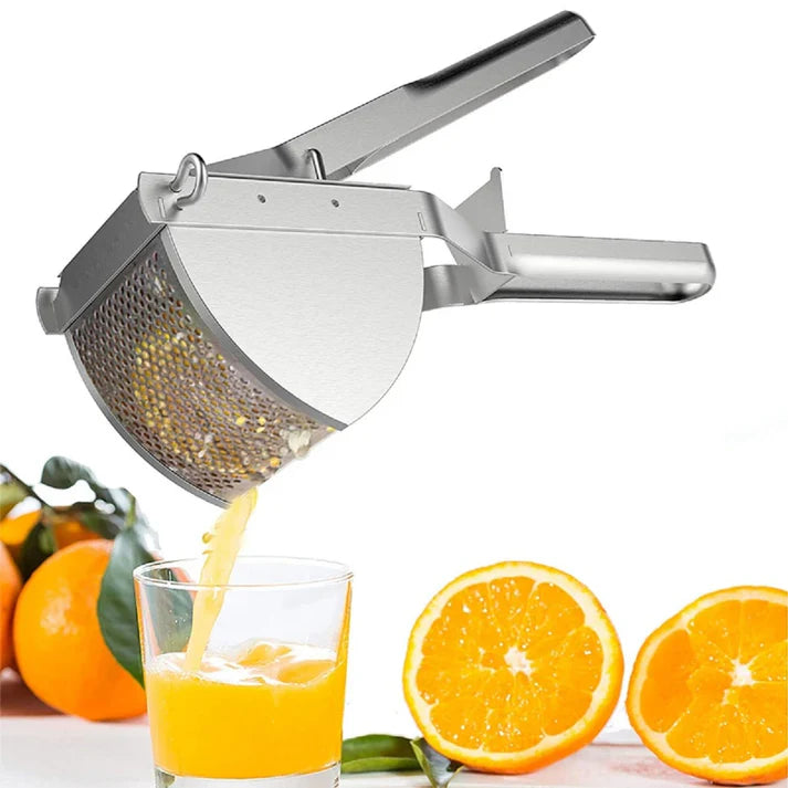 Presse Purée Inox Multifonction Écrase Pommes de Terre Fruits et Légumes
