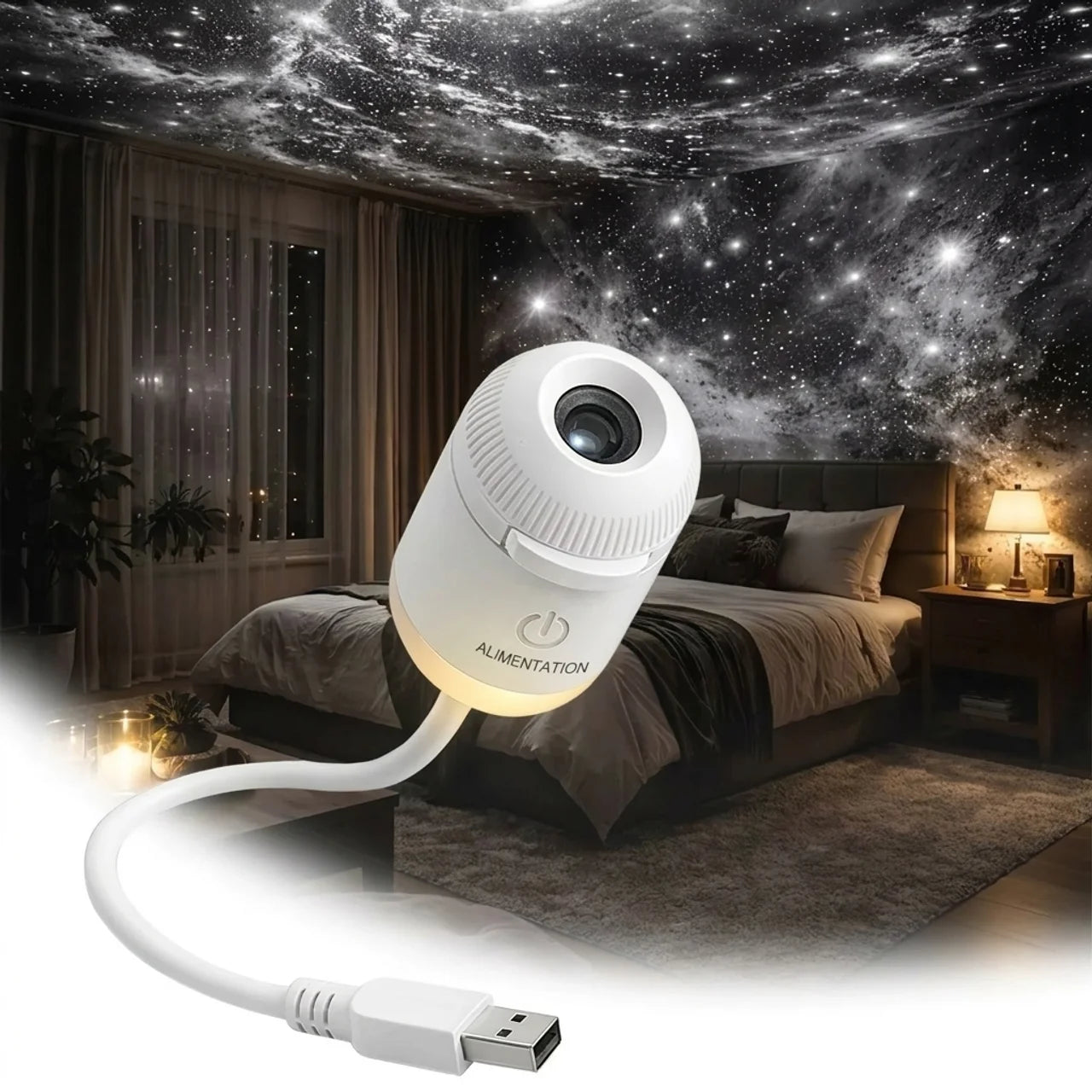 Projecteur Ciel Étoilé USB