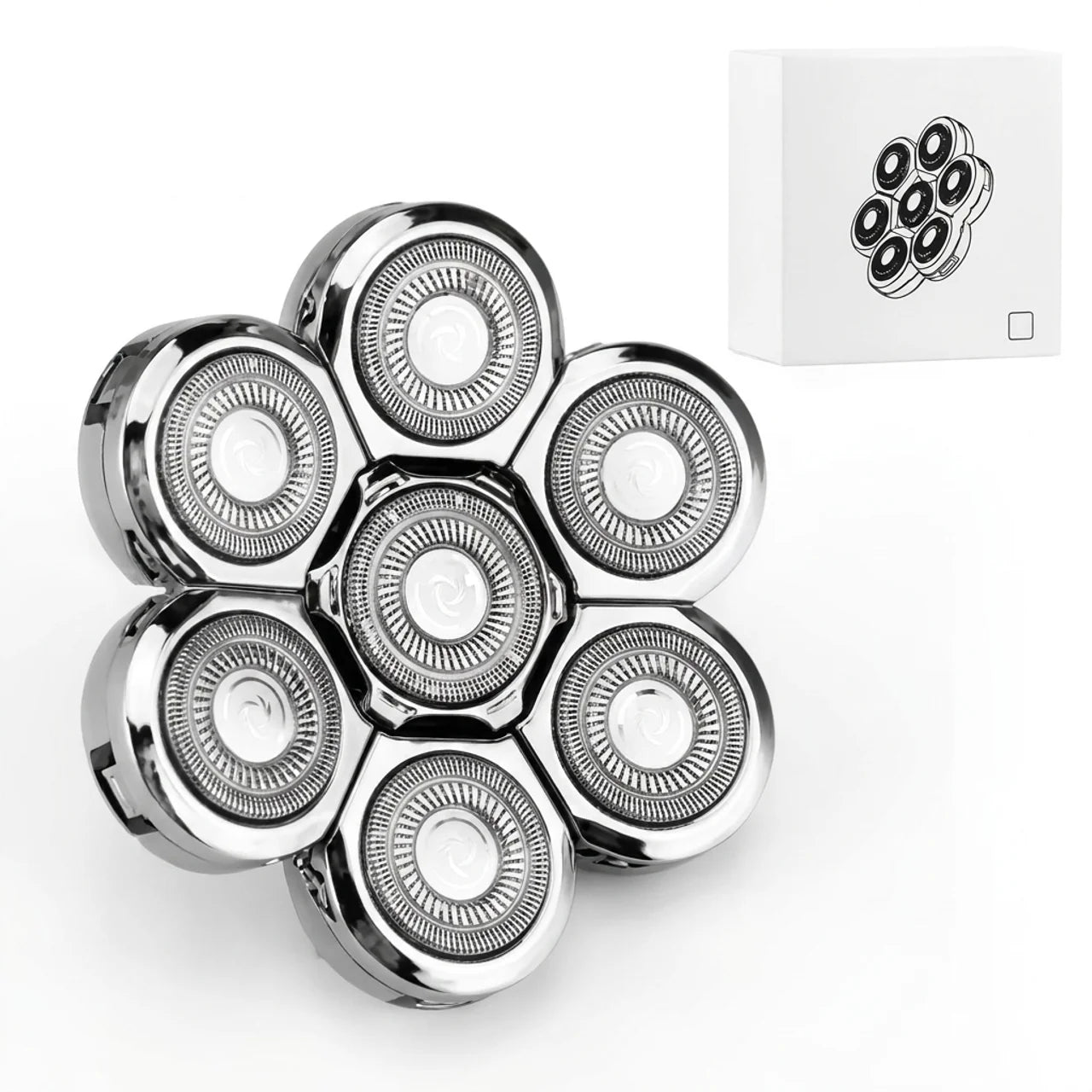 Tête de Remplacement 7D/8D pour Rasoir Électrique Tête Chauve