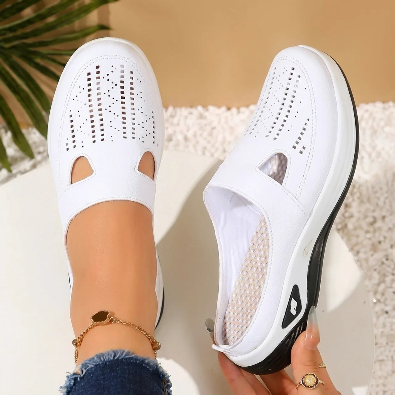 Sabots Sneakers Respirants pour Femme Confort Absolu & Style Casual
