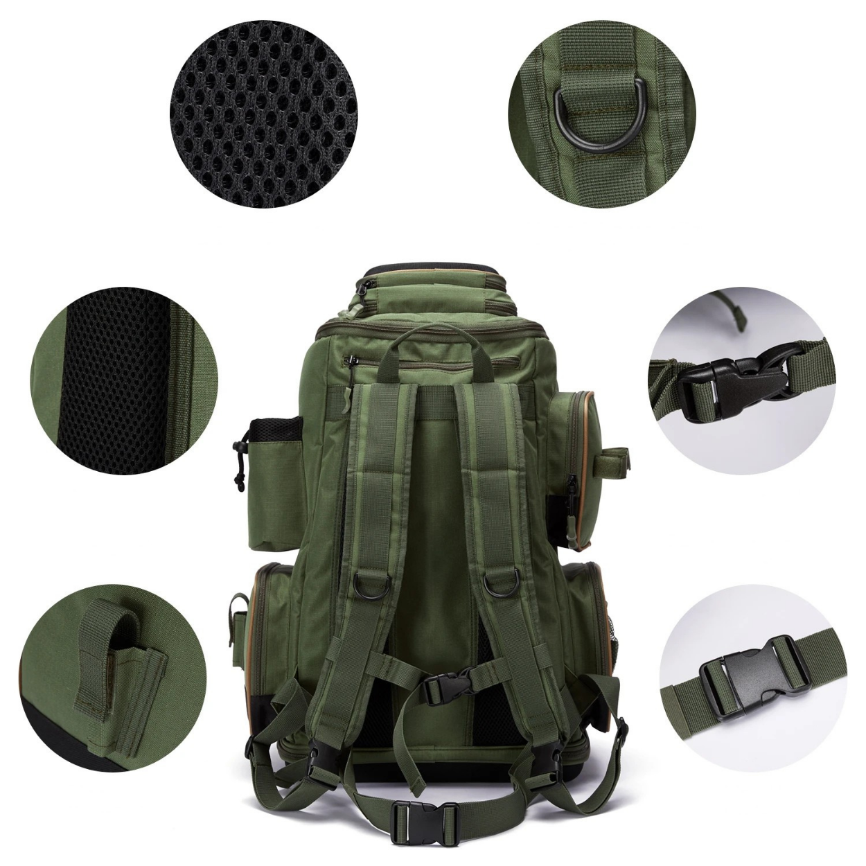 Sac à Dos de Pêche Étanche & Modulable pour Pêcheurs Pros