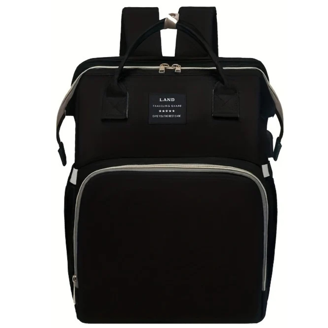Sac à Langer Multifonction 3-en-1 Avec Berceau Portable