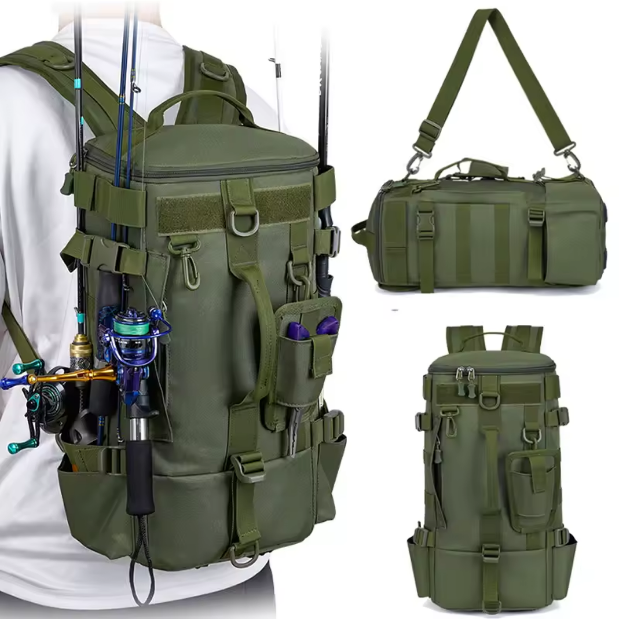Sac à Dos Tactique Multifonctionnel de Pêche