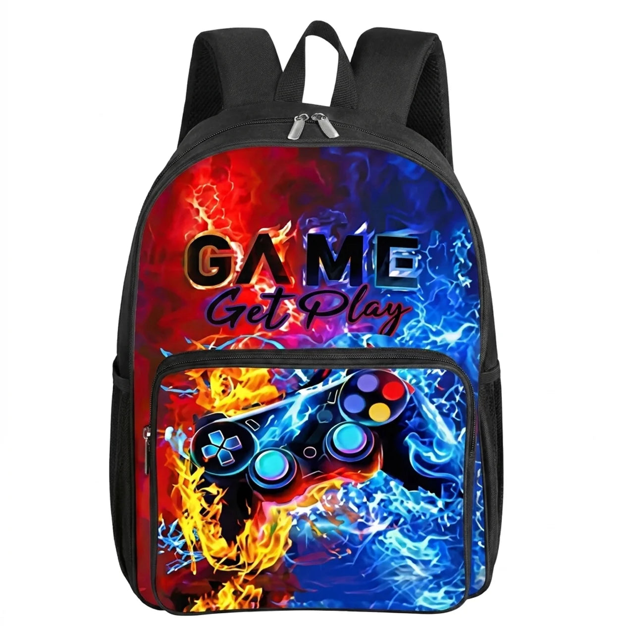 Sac à Dos Enfant Motif Manette de Jeu 3D Léger et Idéal pour l'École