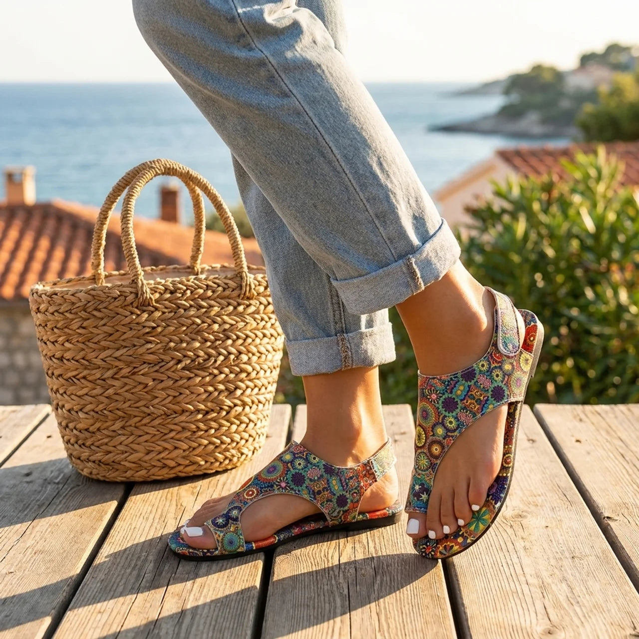 Sandales Femme Bohème Élégance Estivale