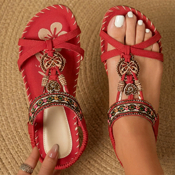 Sandales Femme Bohème à Perles