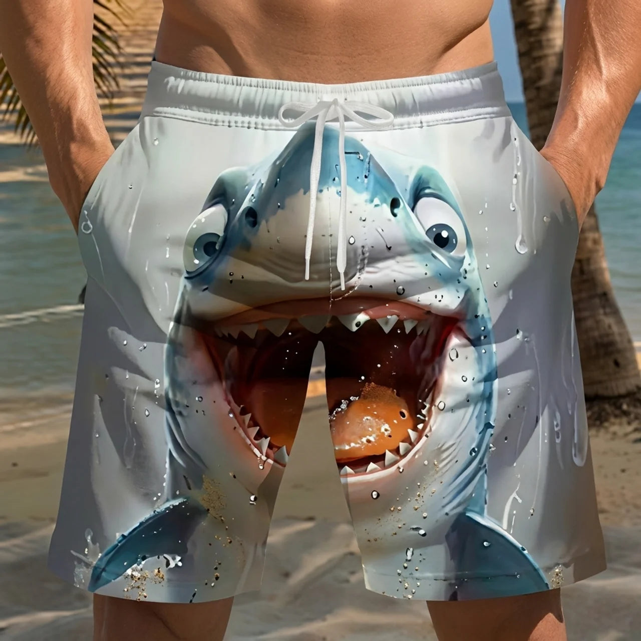 Short de Bain Requin 3D
