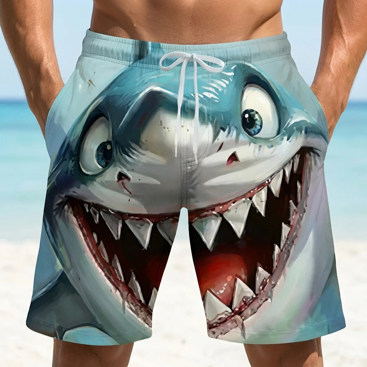 Short de Bain Requin 3D