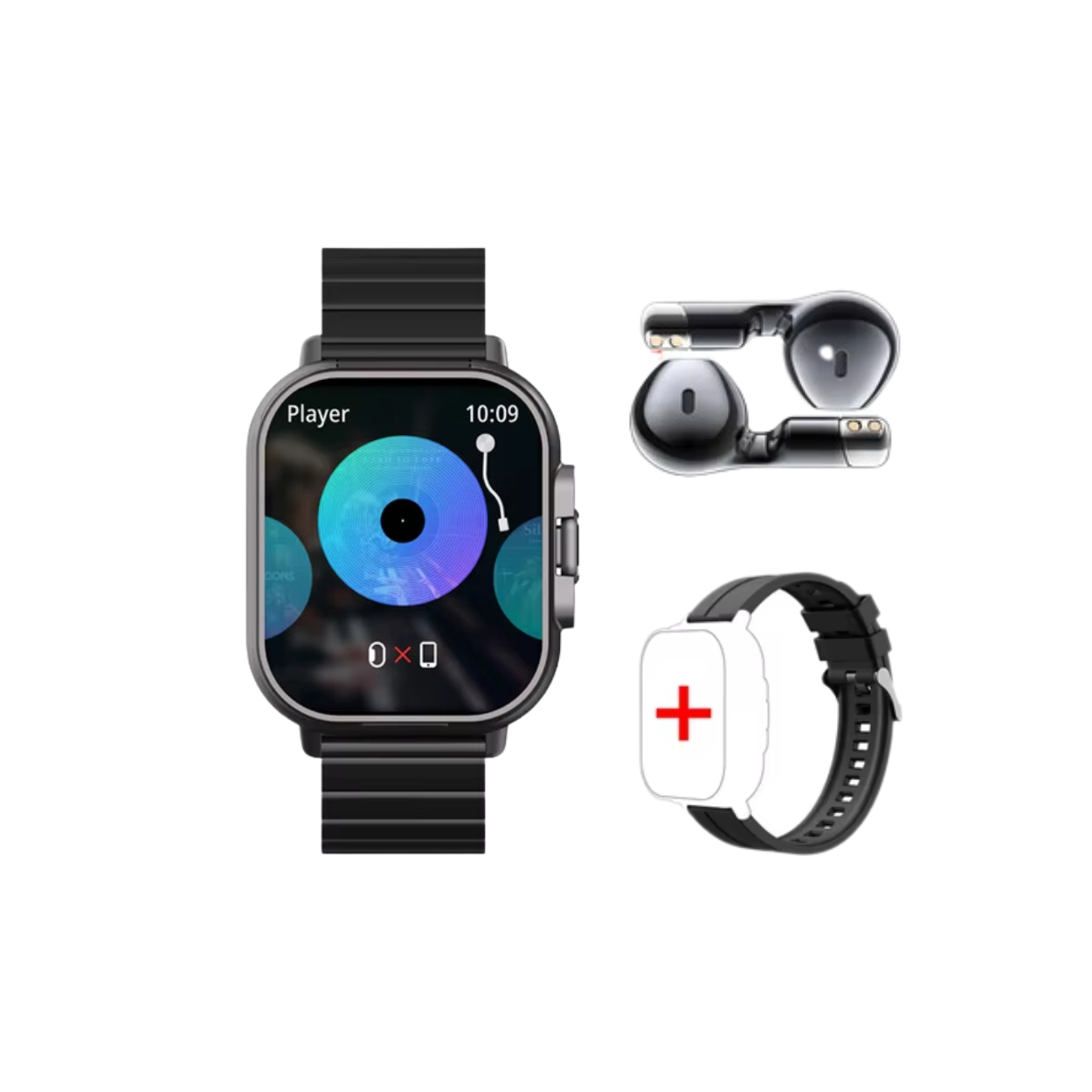 Smartwatch avec Écouteurs Intégrés