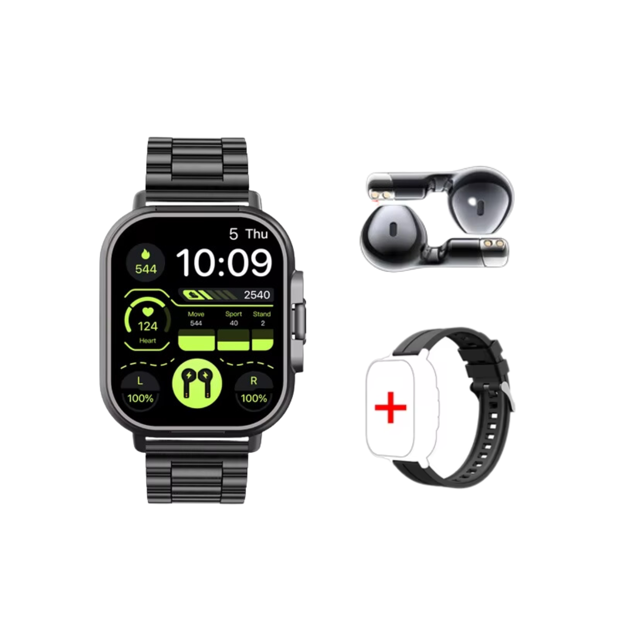 Smartwatch avec Écouteurs Intégrés
