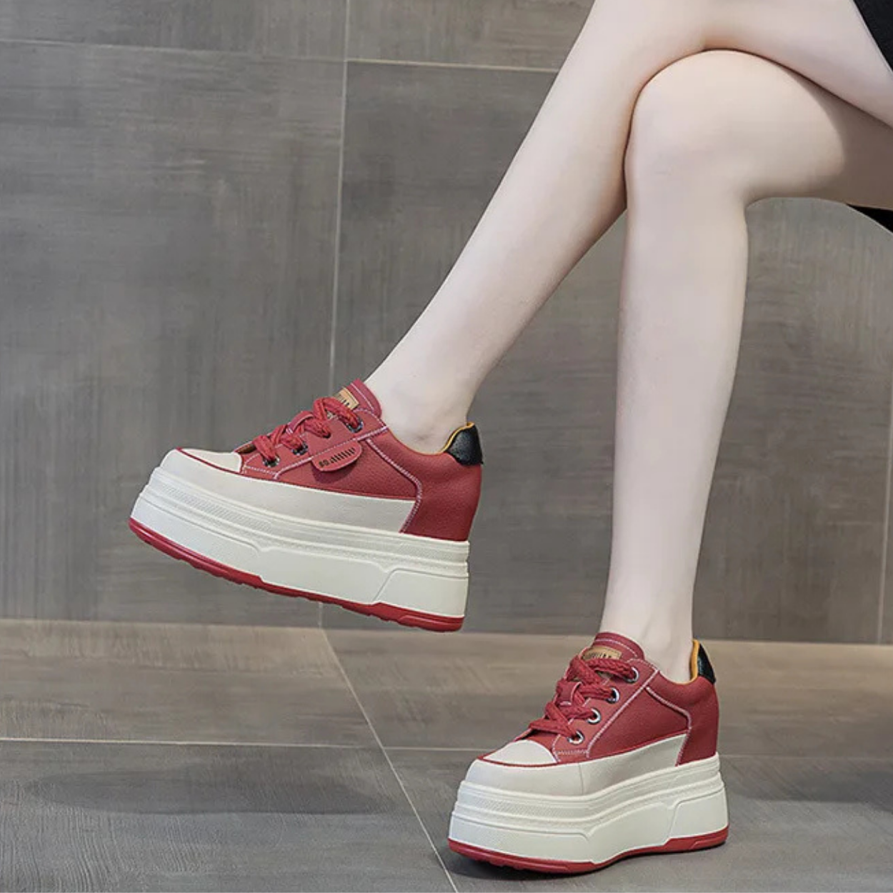 Sneakers Plateforme Élévatrices +9 cm de Style & Confiance