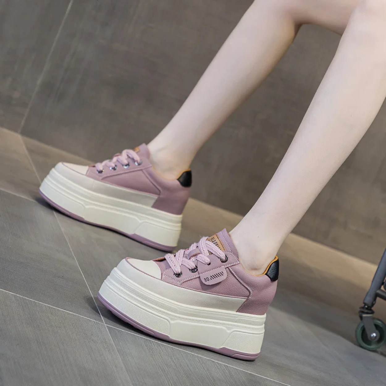 Sneakers Plateforme Élévatrices +9 cm de Style & Confiance