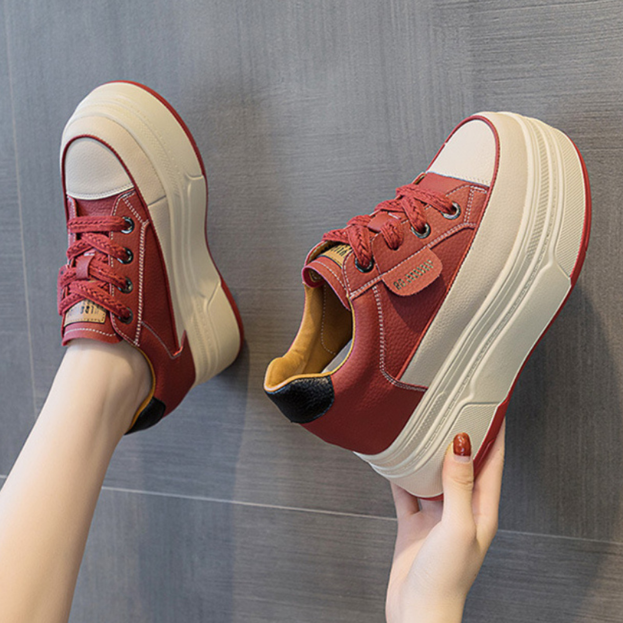 Sneakers Plateforme Élévatrices +9 cm de Style & Confiance