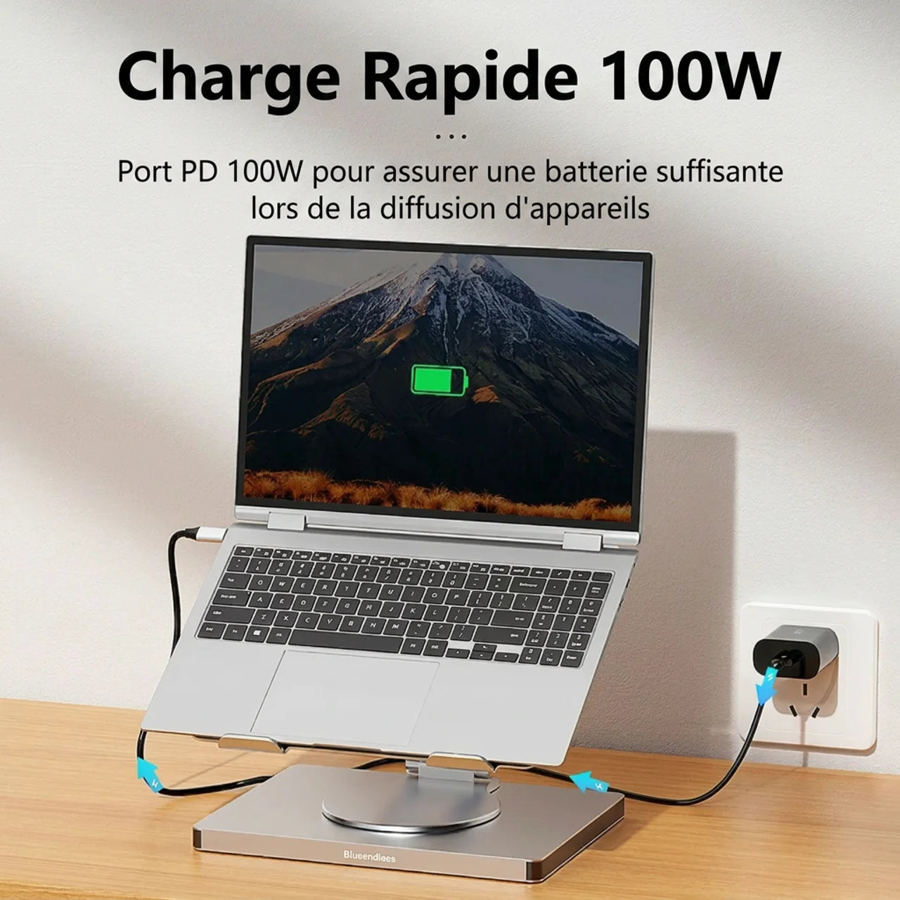 Station d’Accueil USB-C 10-en-1 4K 60Hz avec Charge Rapide PD 100W