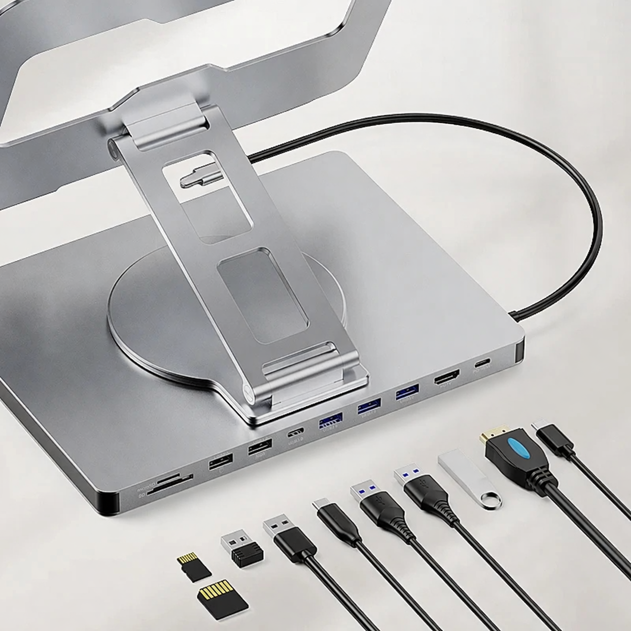 Station d’Accueil USB-C 10-en-1 4K 60Hz avec Charge Rapide PD 100W