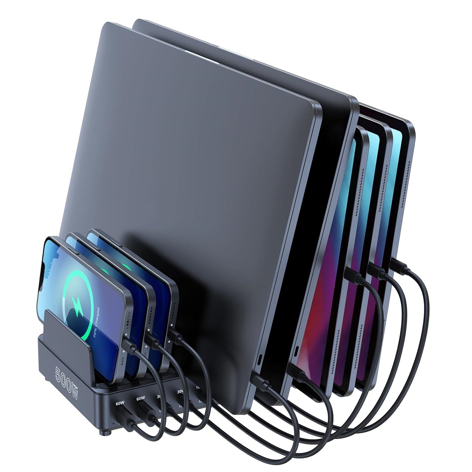 Station de Charge USB-C 500W 10 Ports Charge Rapide PD 100W