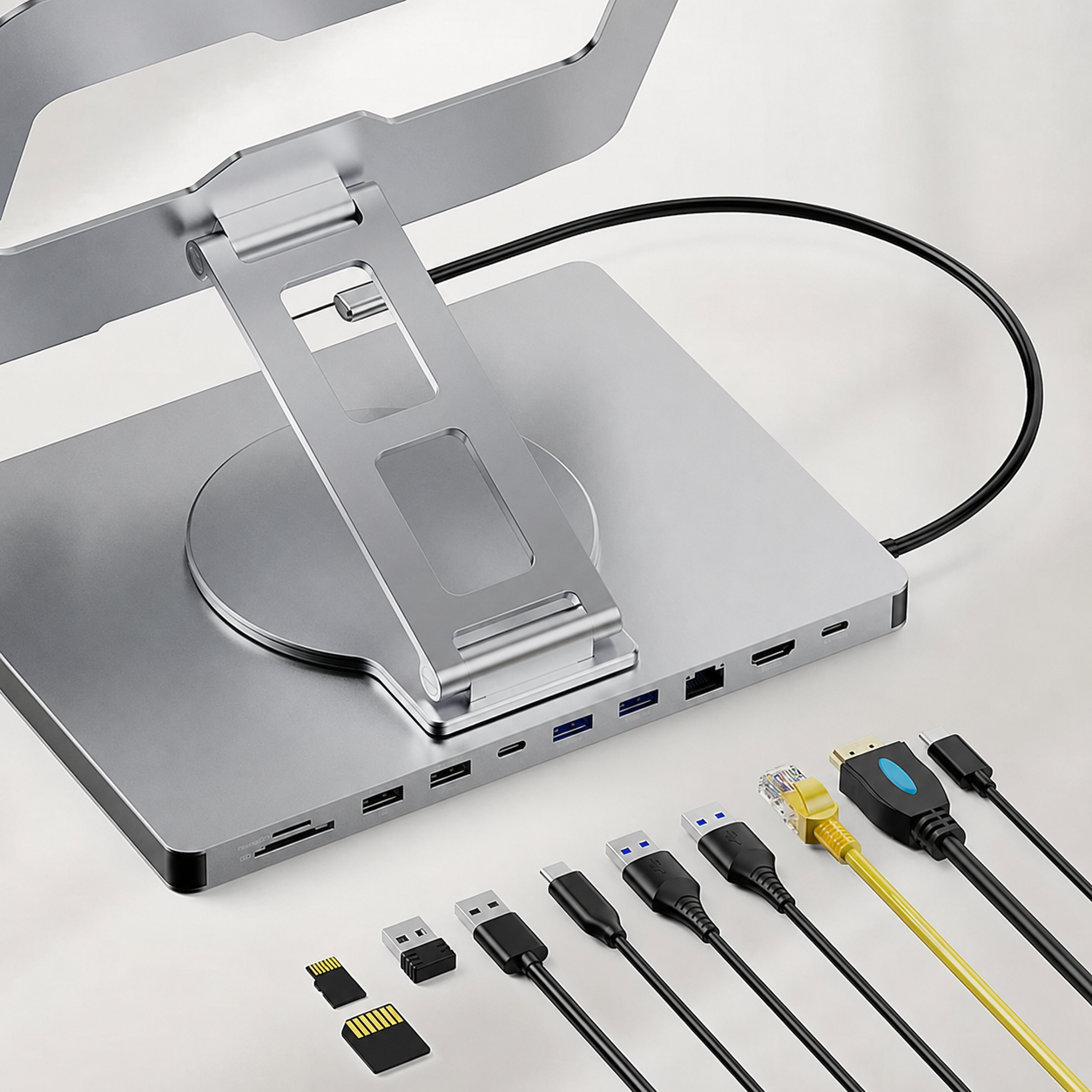 Station d’Accueil USB-C 10-en-1 4K 60Hz avec Charge Rapide PD 100W