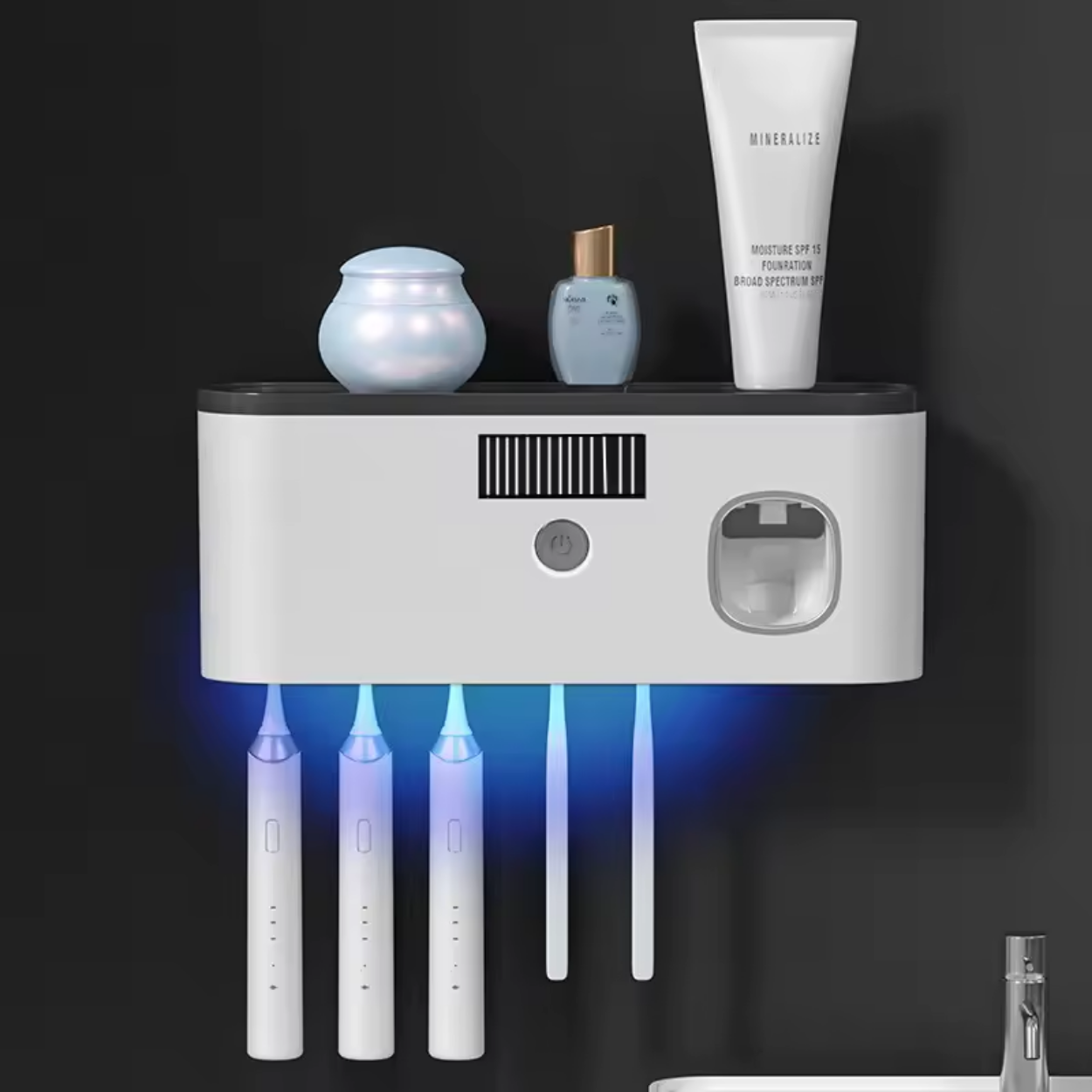 Stérilisateur UV & Porte Brosses Mural
