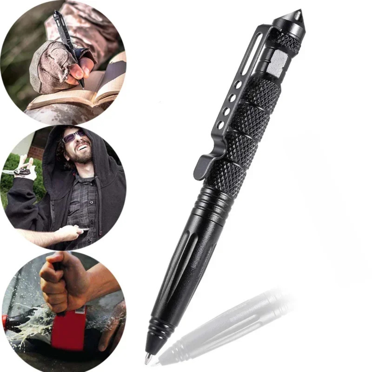Stylo Tactique Multifonction Discrète & Autodéfense