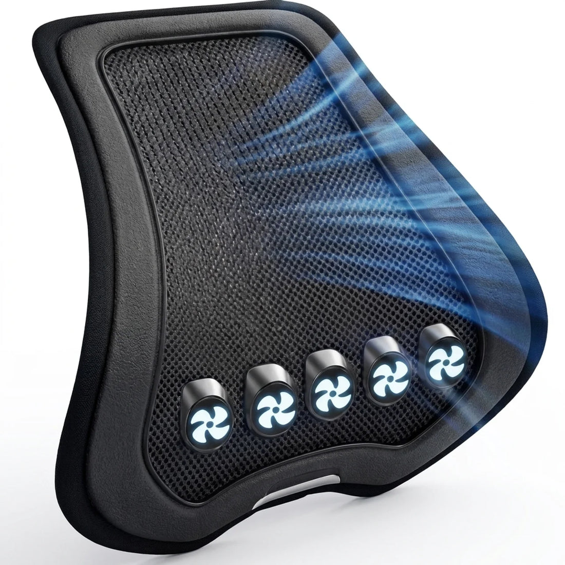Support lombaire pour voiture avec ventilateur