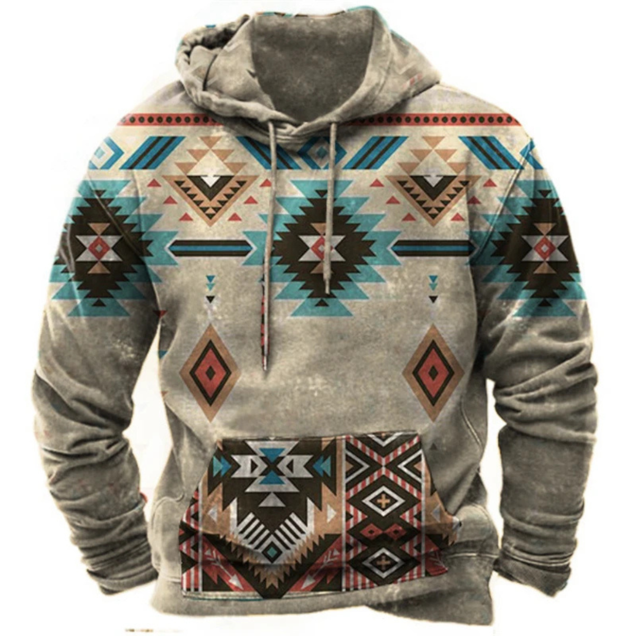 Sweat à Capuche Imprimé 3D Motifs Uniques & Style Décontracté