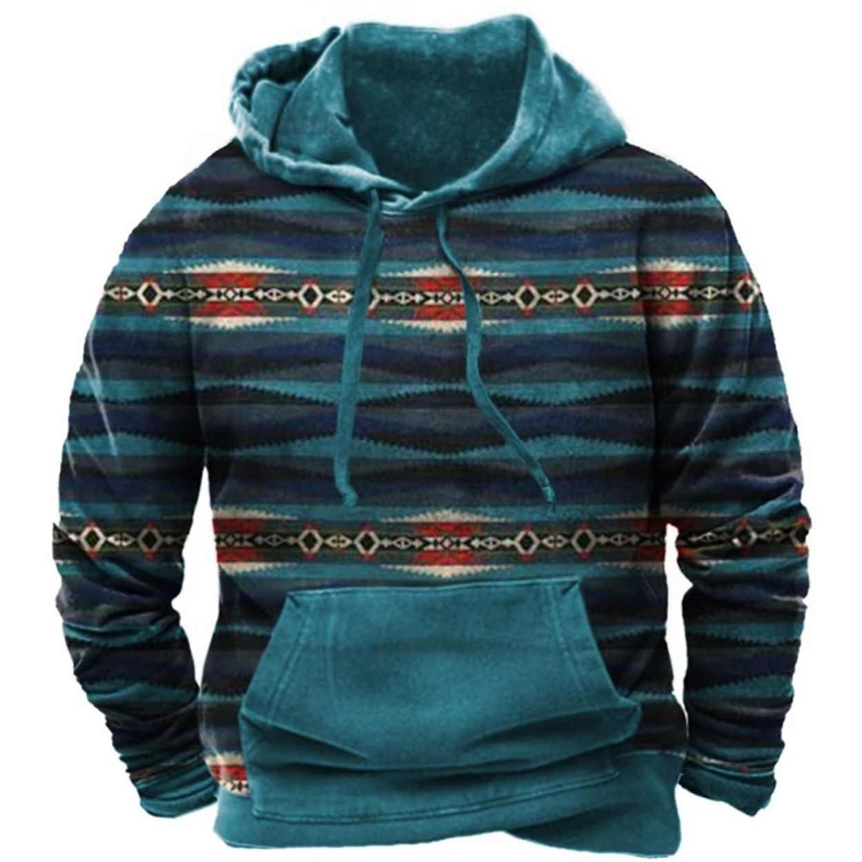 Sweat à Capuche Imprimé 3D Motifs Uniques & Style Décontracté