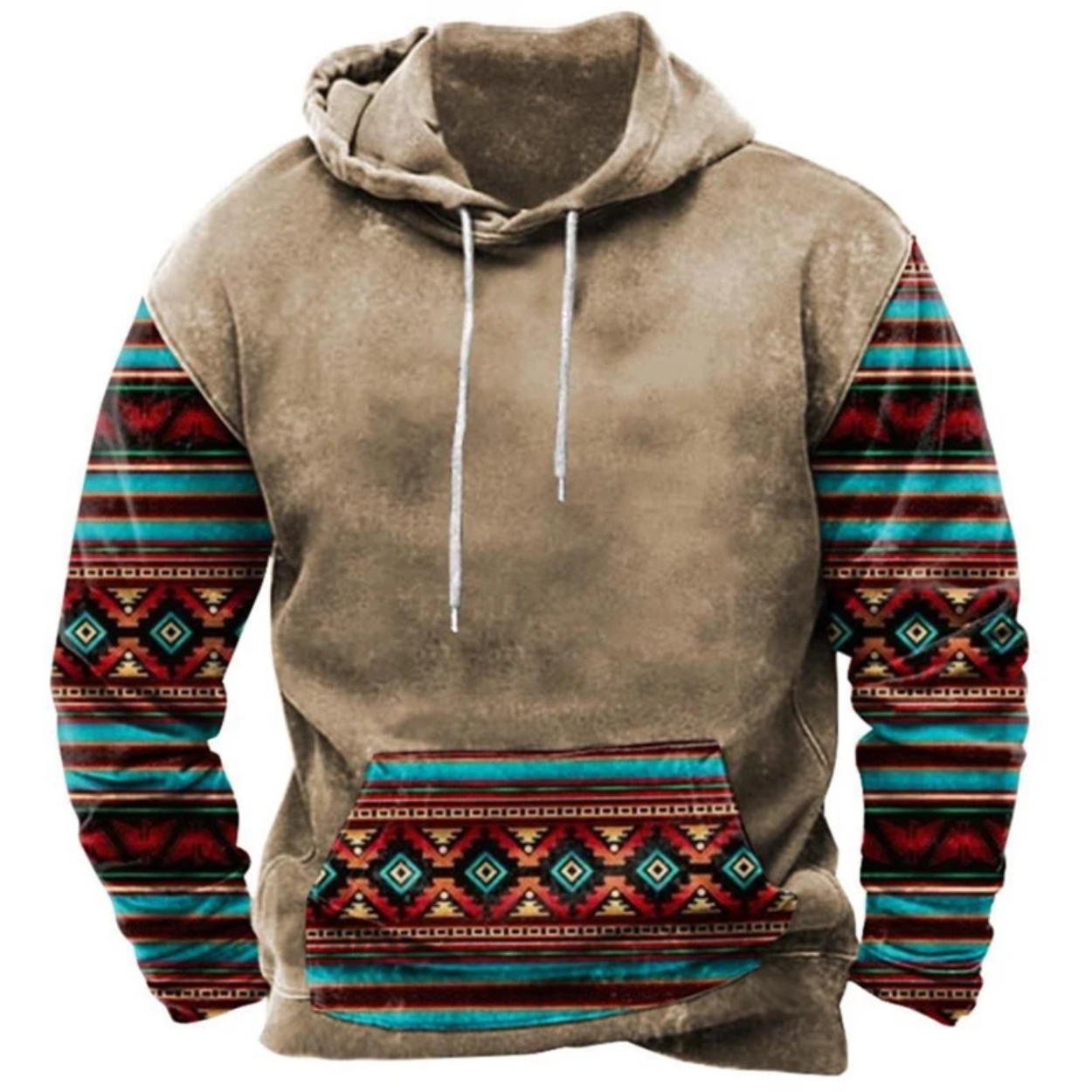 Sweat à Capuche Imprimé 3D Motifs Uniques & Style Décontracté
