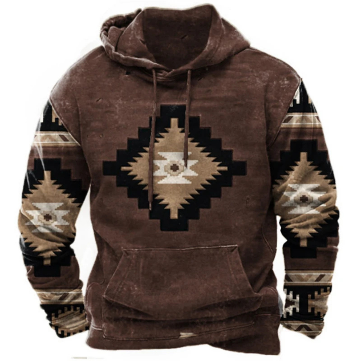 Sweat à Capuche Imprimé 3D Motifs Uniques & Style Décontracté