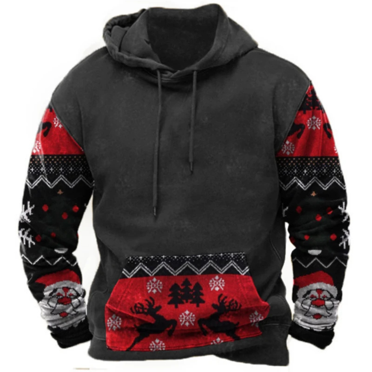 Sweat à Capuche Imprimé 3D Motifs Uniques & Style Décontracté