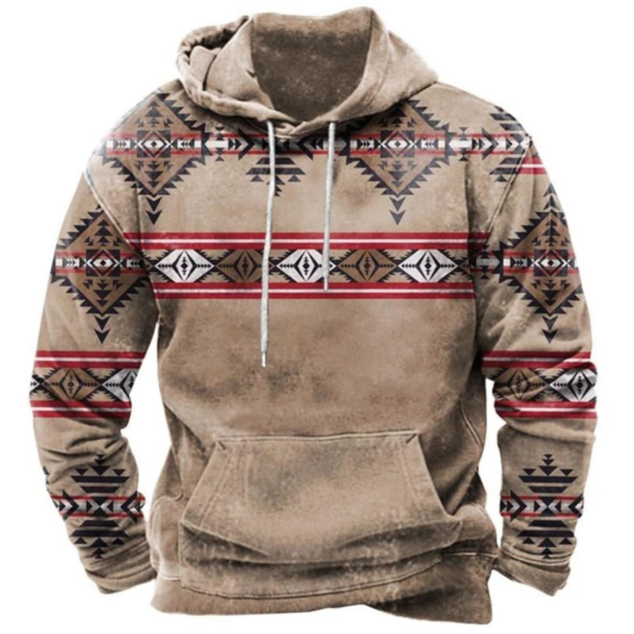 Sweat à Capuche Imprimé 3D Motifs Uniques & Style Décontracté