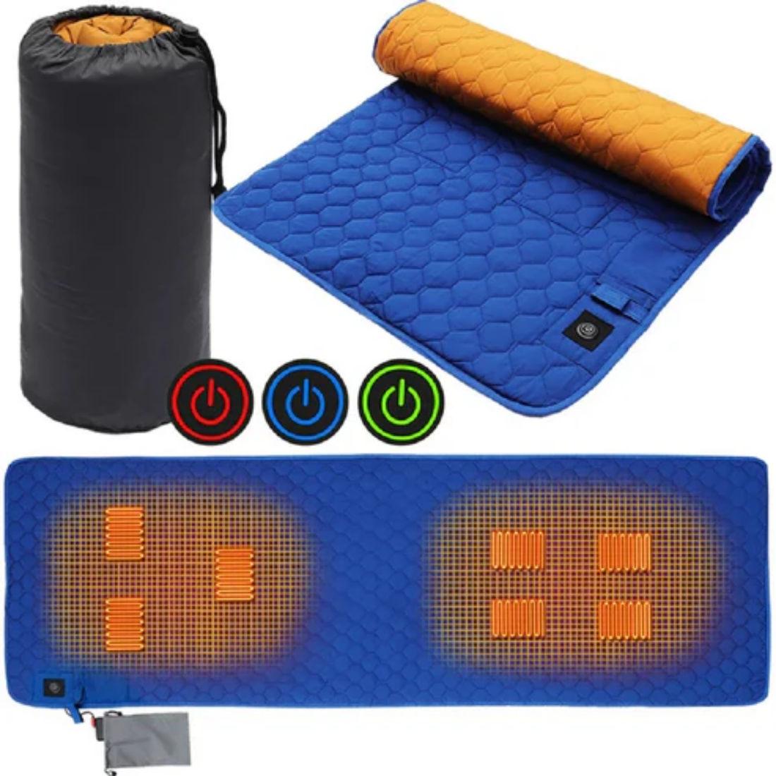 Tapis de Camping Chauffant Électrique