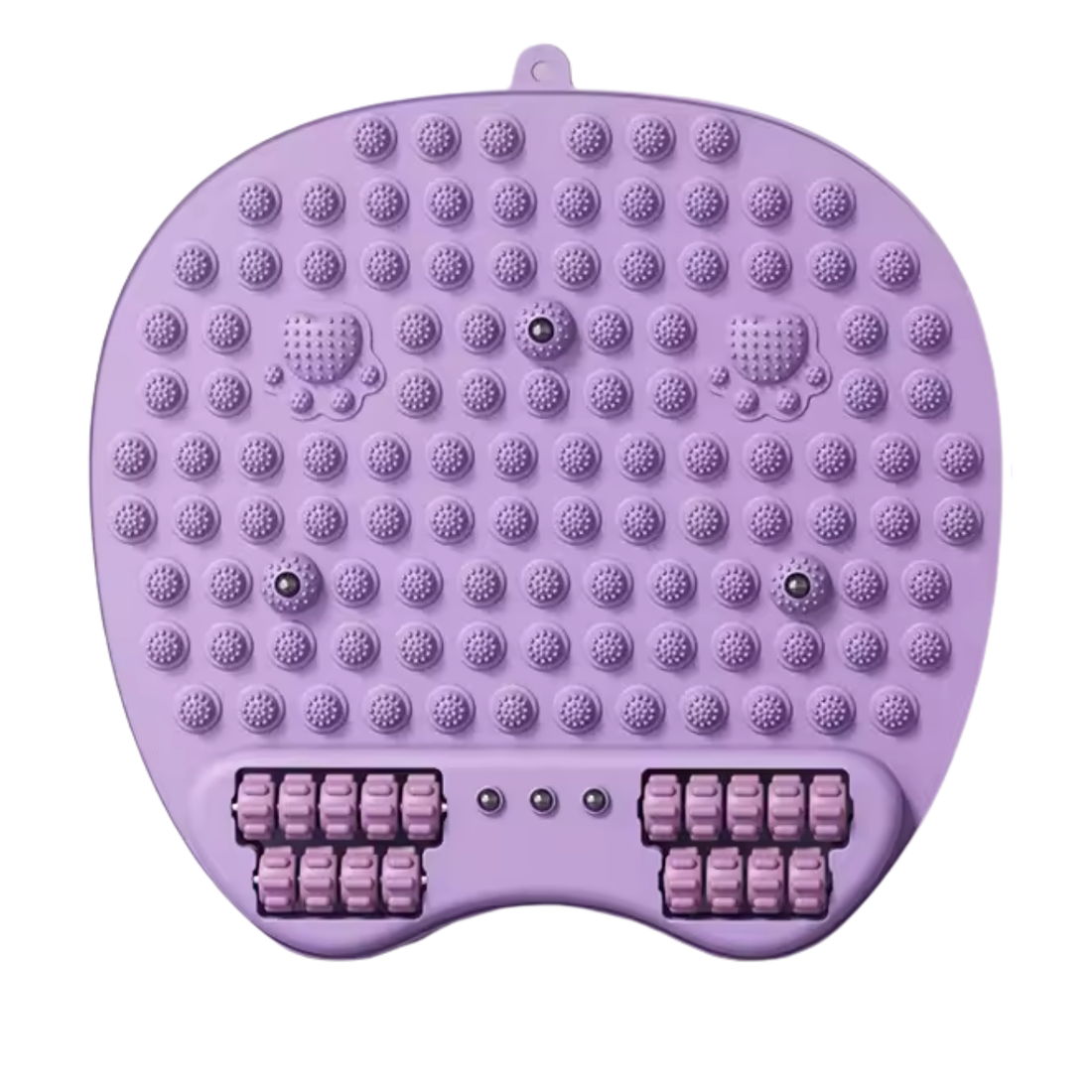 Tapis de Massage Magnétique 2-en-1 Acupression + Rouleaux