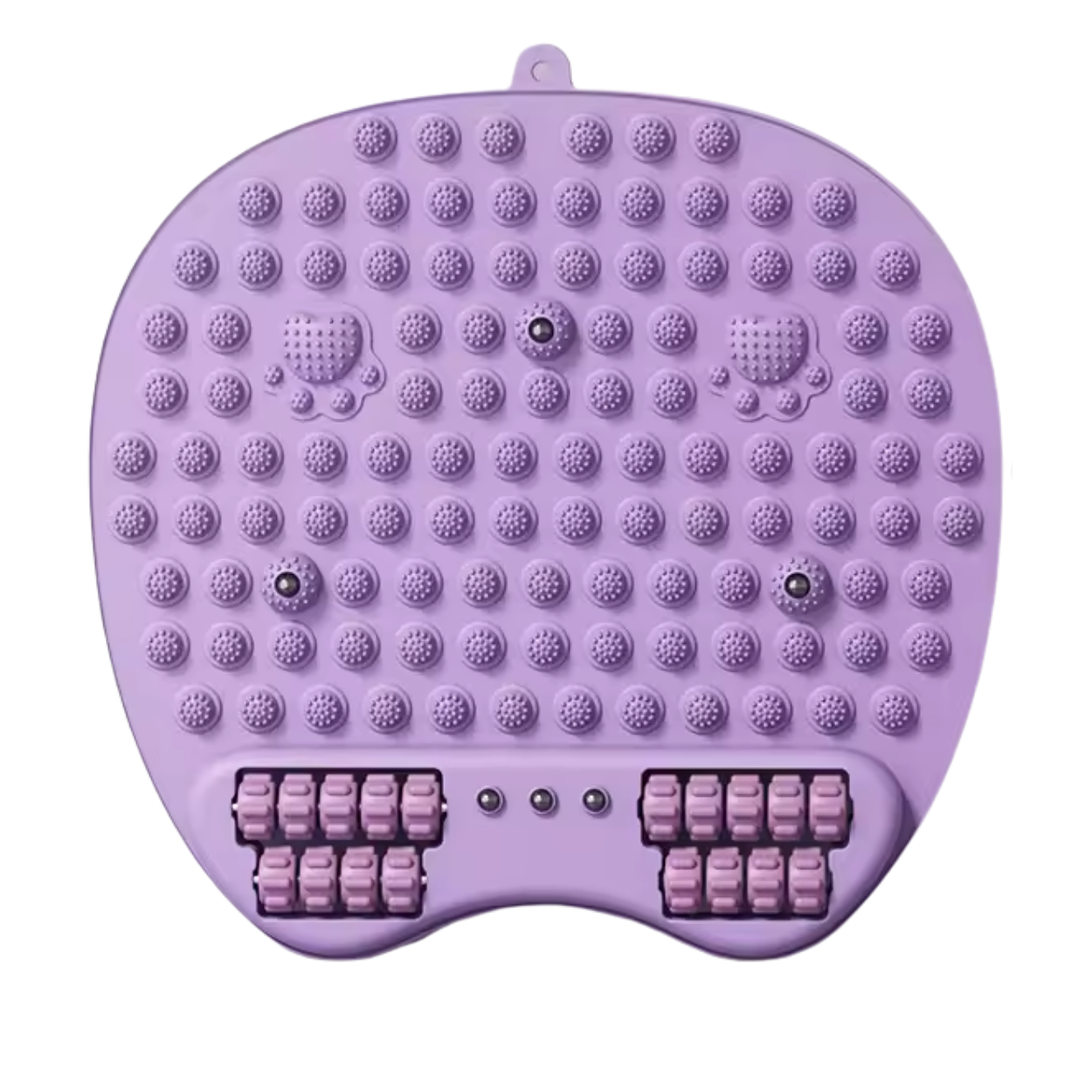 Tapis de Massage Magnétique 2-en-1 Acupression + Rouleaux