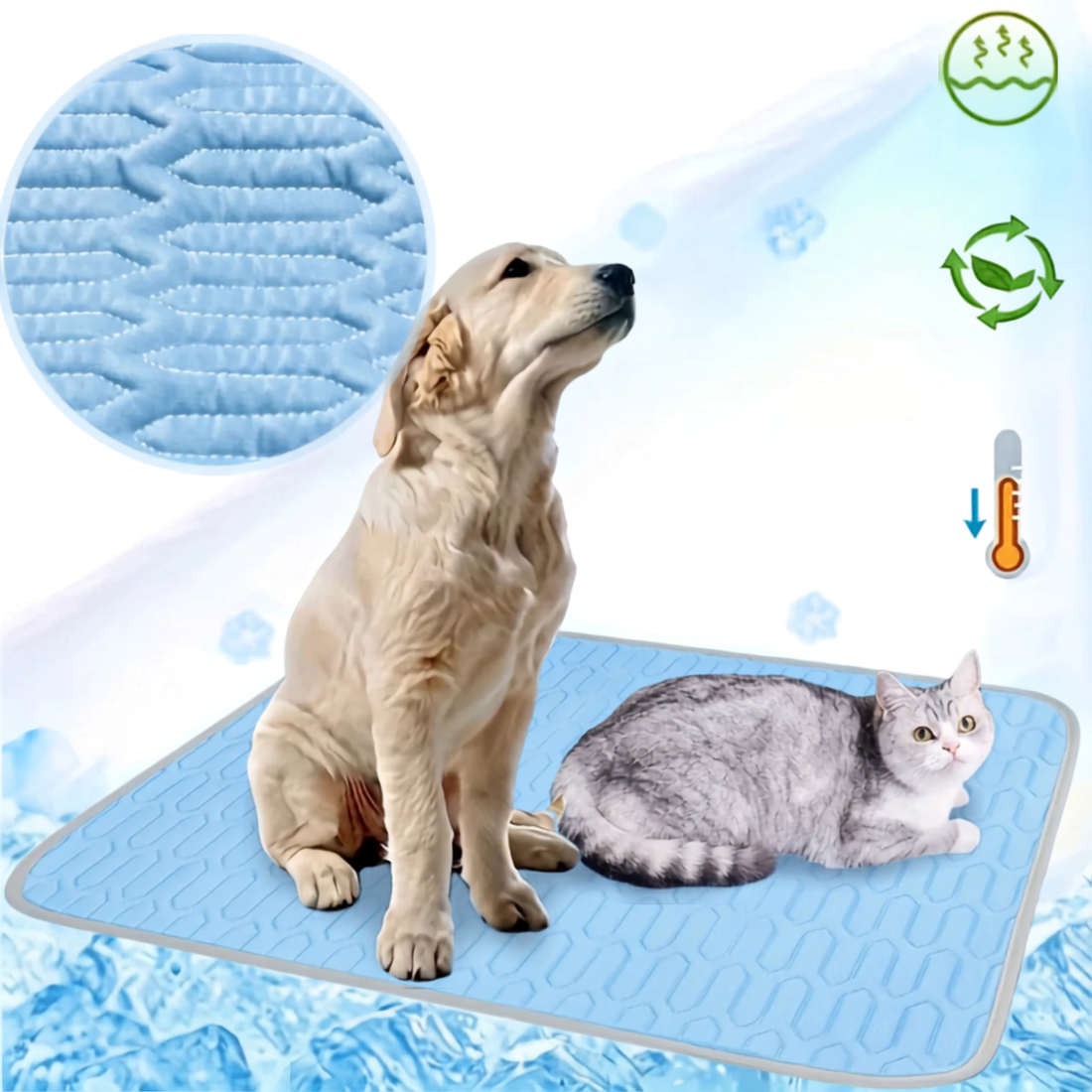 Tapis Rafraîchissant Respirant pour Chien et Chat