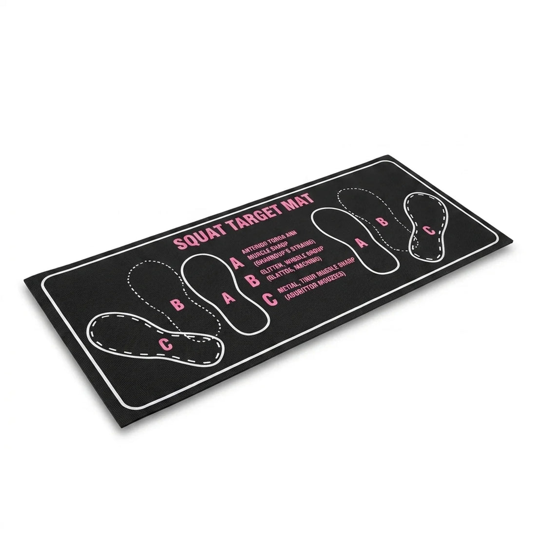 Tapis de Squat Antidérapant Guide de Positionnement pour Squats Parfaits