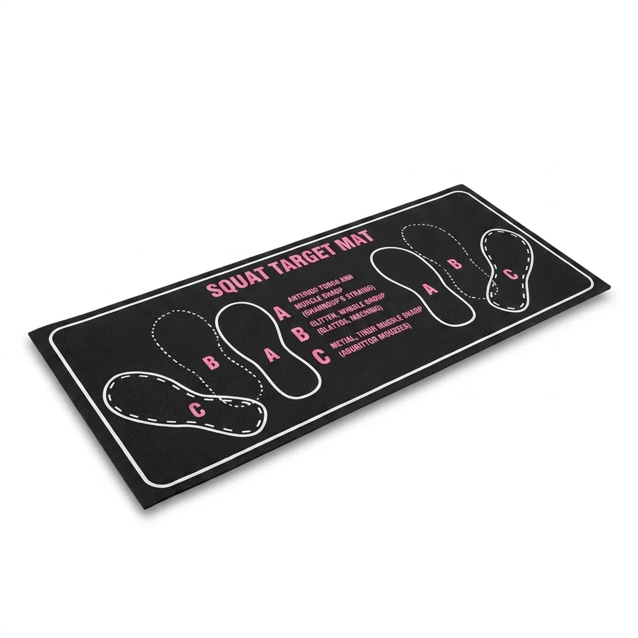 Tapis de Squat Antidérapant Guide de Positionnement pour Squats Parfaits