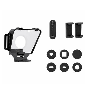 Téléprompteur Portable pour Caméra & Smartphone avec Télécommande Bluetooth