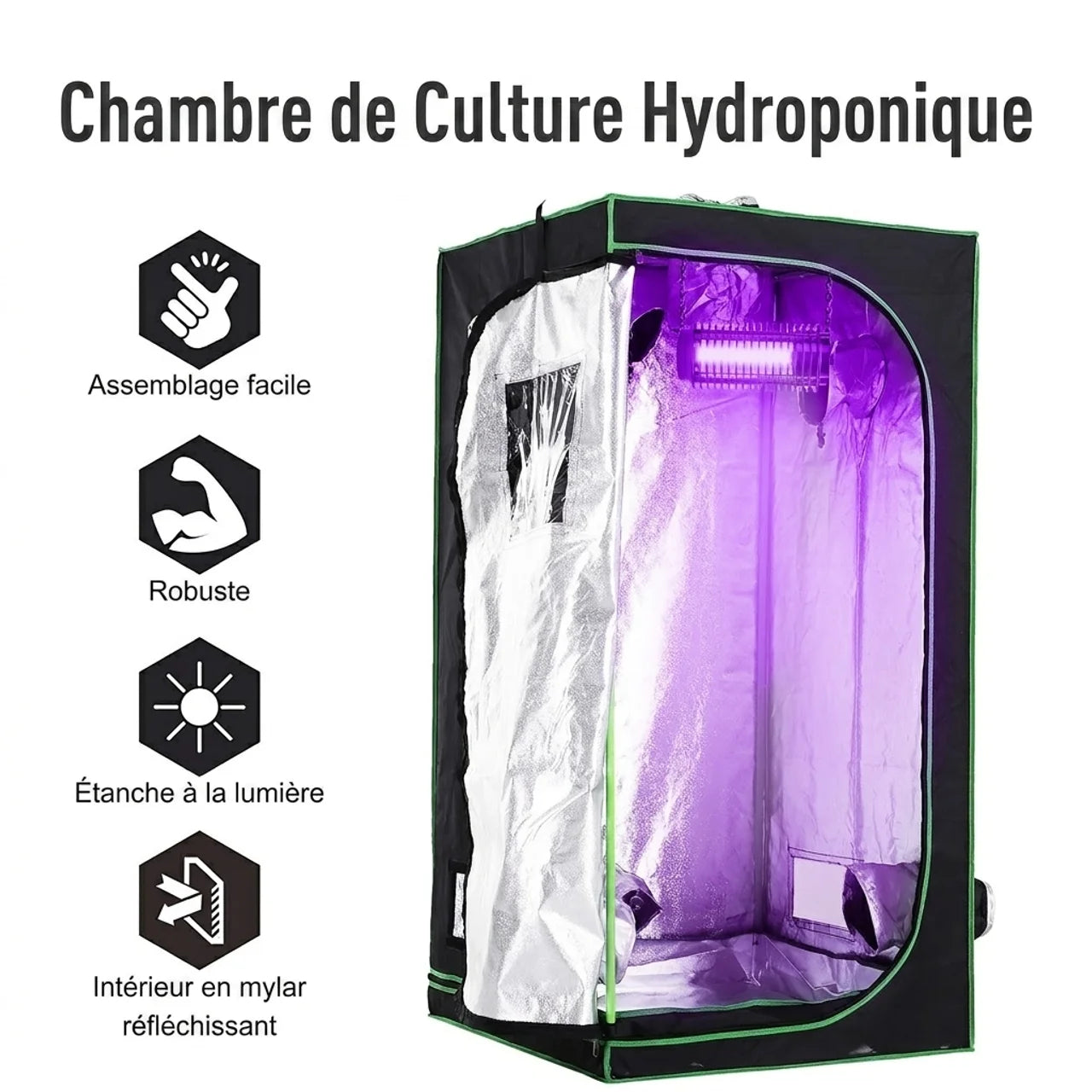 Tente de Culture Contrôle Climatique Optimal pour Intérieur