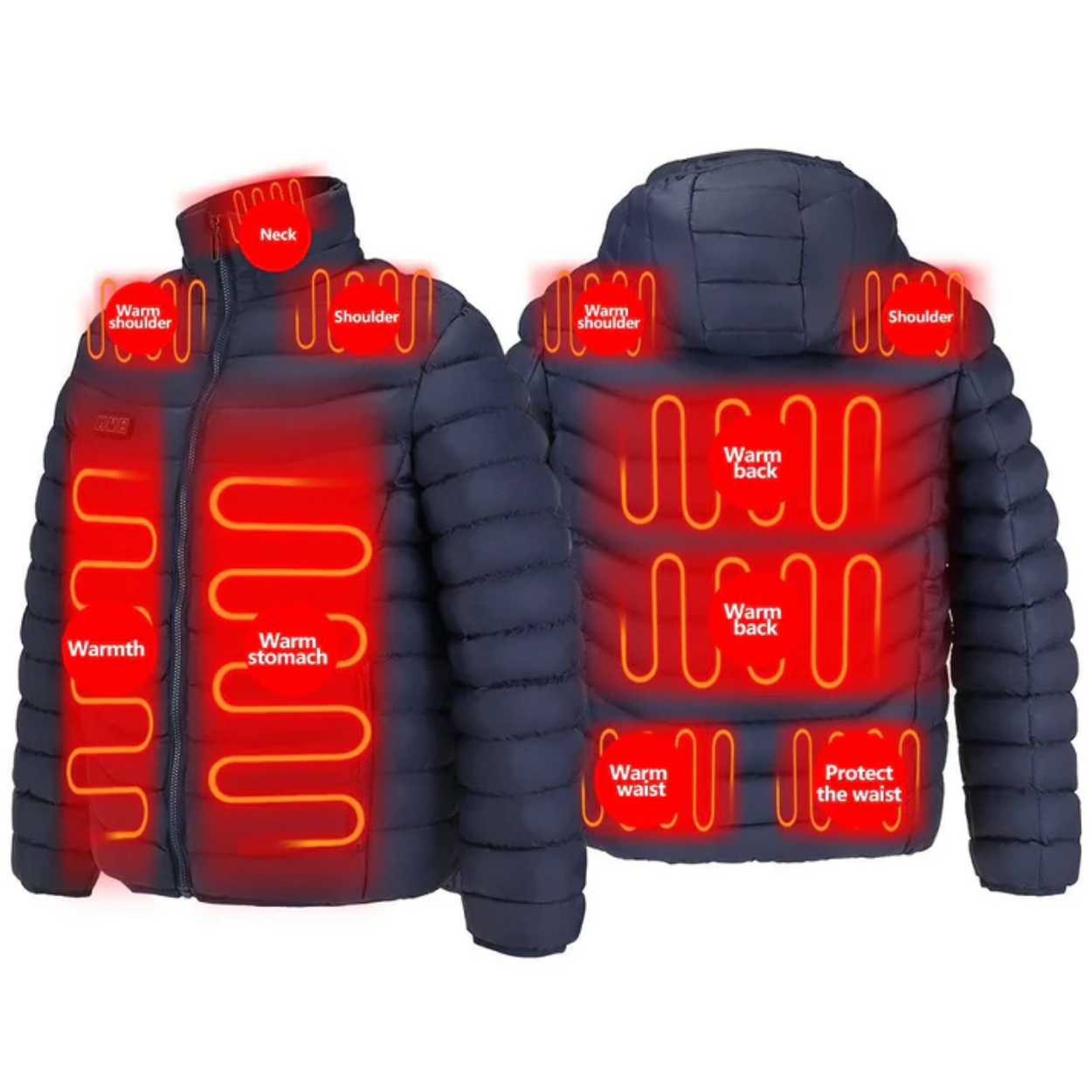 VESTE CHAUFFANTE ÉLECTRIQUE HOMME & FEMME